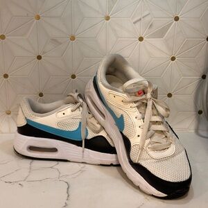 Nike Womens Air Max SC CW4554-104 White Blue Black Running Shoes Sneakers 7.5